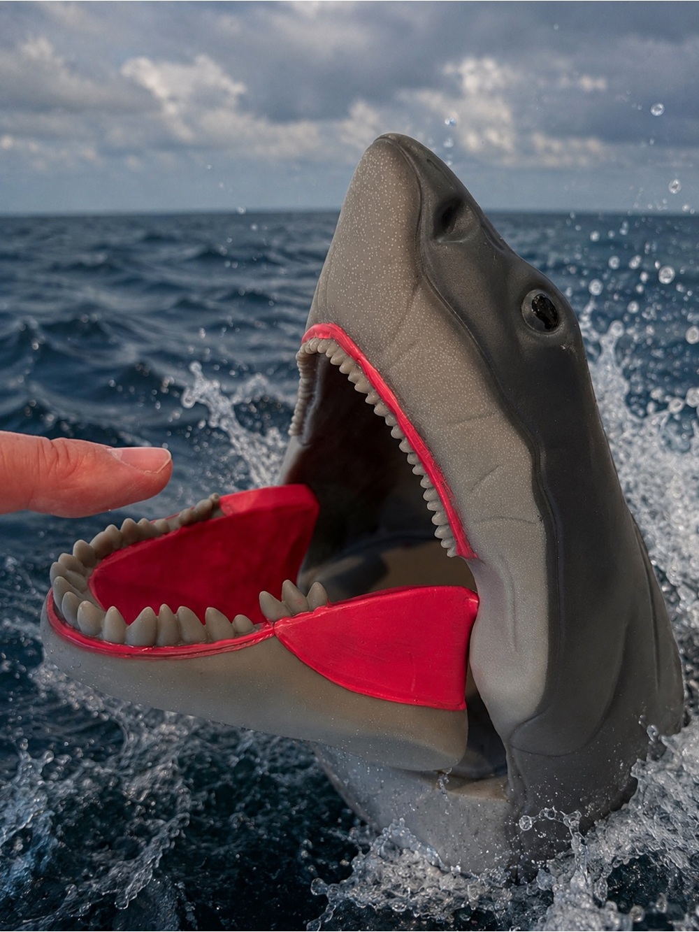Jaws special edition popcorn bucket replica - hard rubber - good quality